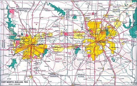 Fort Worth Texas Map