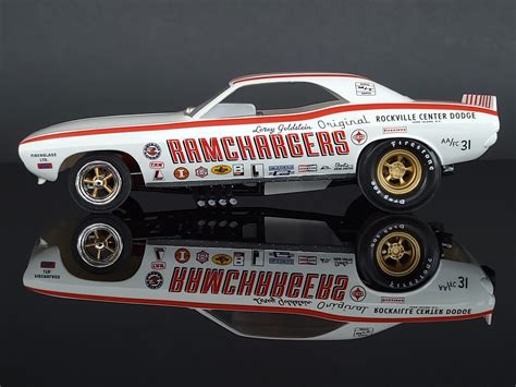 Ramchargers Dodge Challenger Funny Car Drag Racing Model Cars