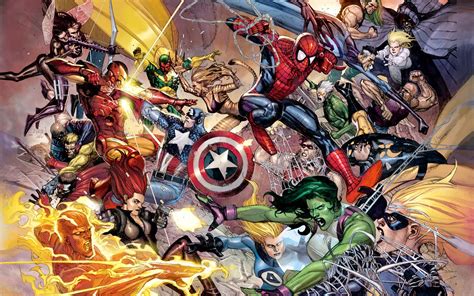 Marvel Comic Book Wallpaper Marvel Comic Wallpapers The Art Of Images