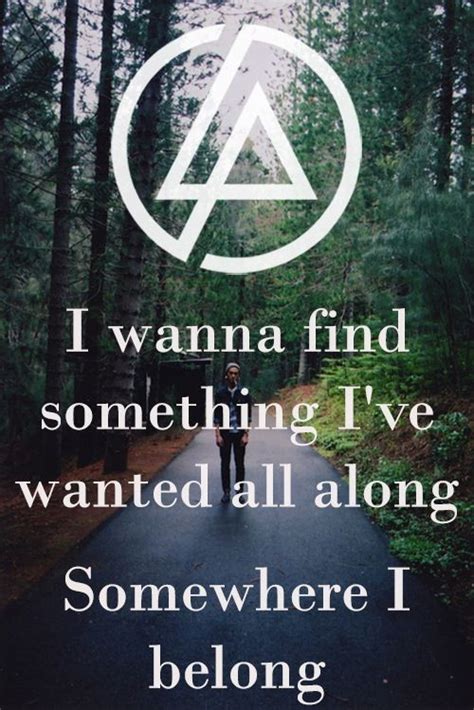 Linkin Park Somewhere I Belong Lyrics All Music Music Love Music