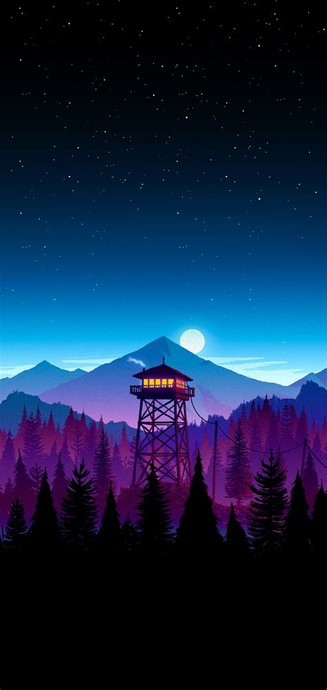 Firewatch Wallpaper I Made For My Iphone X