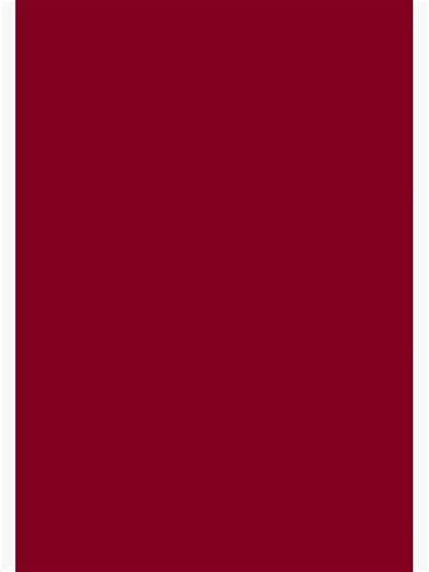 Burgundy Solid Color Poster For Sale By Zestyfruit Redbubble