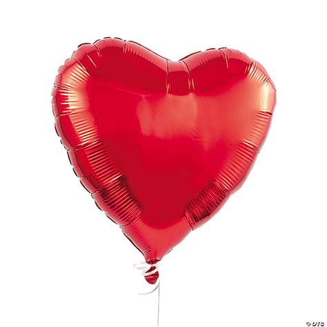 Red Heart 18 Mylar Balloons 12 Pc Oriental Trading