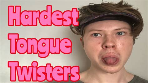 Hardest Tongue Twisters Youtube