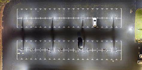 Belysning parkering och cykelväg Proton Lighting