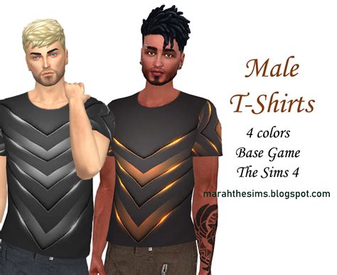 Male T Shirts The Sims 4 Camisetas Masculina Marah The Sims