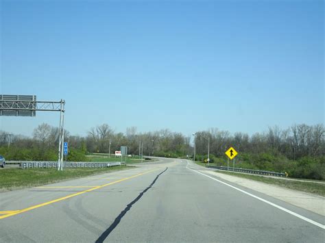 Ohio Interstate 675 Northbound Cross Country Roads