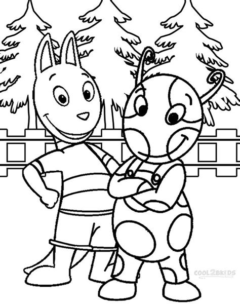 Printable Backyardigans Coloring Pages For Kids On