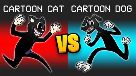 Cartoon Cat Vs Cartoon Dog Mod In Among Us Youtube