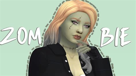 The Sims 4 Cas Zombie Cclink Youtube
