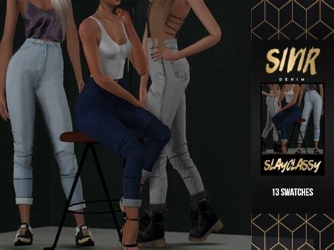 Slayclassy Sivir Denim The Sims 4 Download Simsdomination Sims