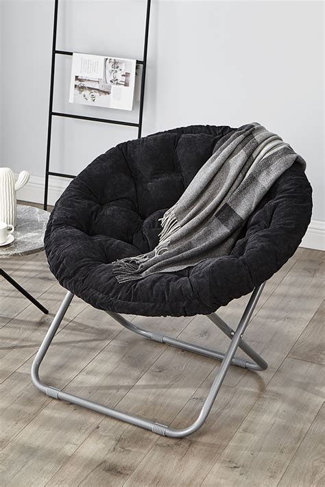 Merrick morton/ 2010 columbia tristar marketing group, inc. Comfort Padded Moon Chair - Black | Dorm furniture, Moon ...