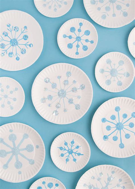 Paper Plate Snowflakes Handmade Charlotte