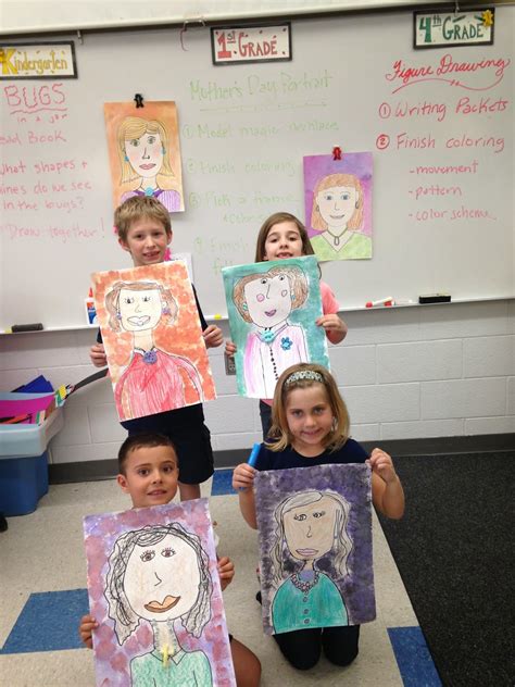 What day comes as a close second in sentimentality? Jamestown Elementary Art Blog: 1st Grade Mother's Day ...