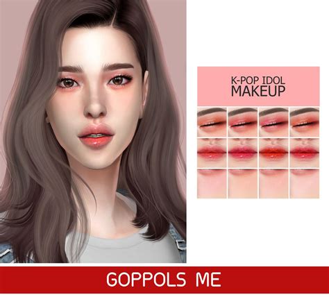 Gpme Kpop Idol Makeup • Download • Hq Mod Compatible • Add Swatches
