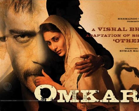 11402 Poster Of Omkara Introducing Ajay Saif And Kareena Bms