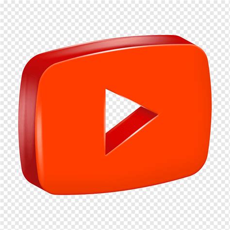 Youtube Yt 3d ícone vídeos símbolo botão de reprodução logotipo