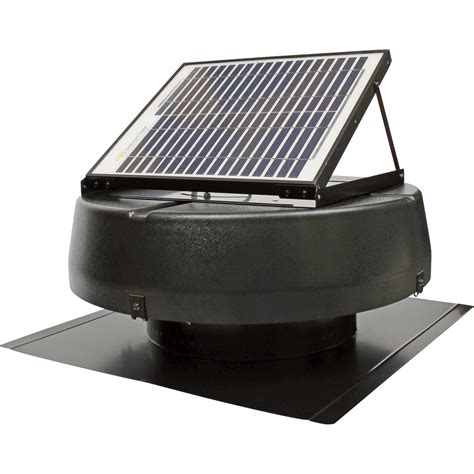 Product Us Sunlight Solar Powered Attic Fan — 10w Ventilates 1350