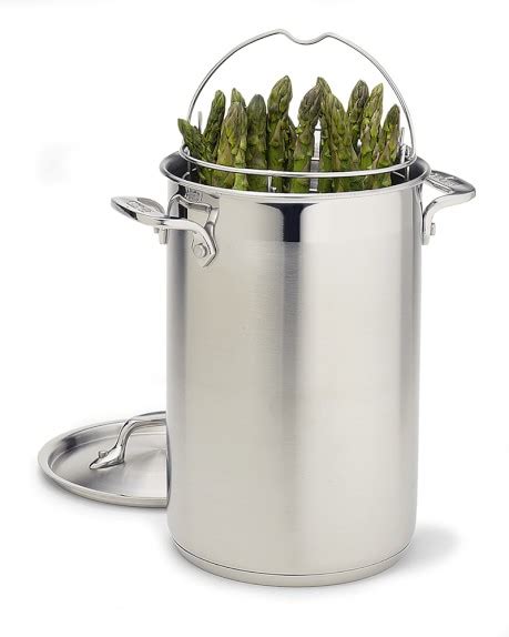 All Clad Stainless Steel Asparagus Pot Williams Sonoma