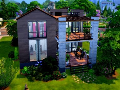 Modern Rich House By Genkaiharetsu At Tsr Sims 4 Updates