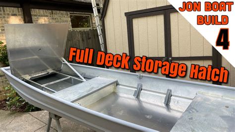 Aluminum Deck And Hatch Cutting And Installing Floor Jon Boat Build