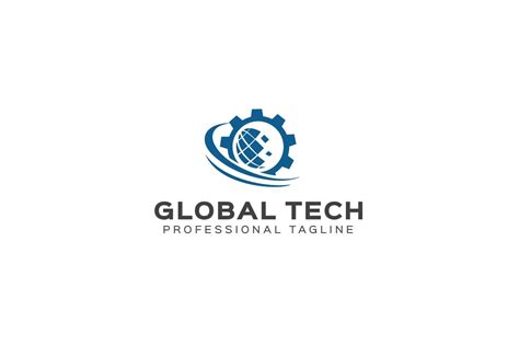 Global Tech Logo Template Creative Daddy