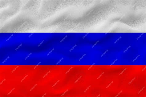 Fondo De La Bandera Nacional De Rusia Con La Bandera De Rusia Foto