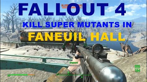 Fallout Kill Super Mutants In Faneuil Hall Youtube