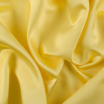 Polyester Fabric By The Yard Online Poly Cloth Material In Polyester Satin Yellow