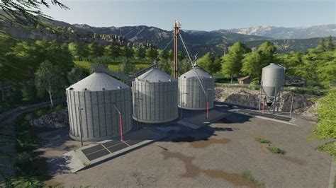 Grain Silo Set With Multifruit 1 2 0 0 FS 19 Farming Simulator 17