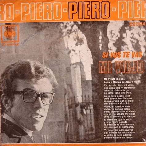 Mi Viejo Si Vos Te Vas By Piero Single Singer Songwriter Reviews