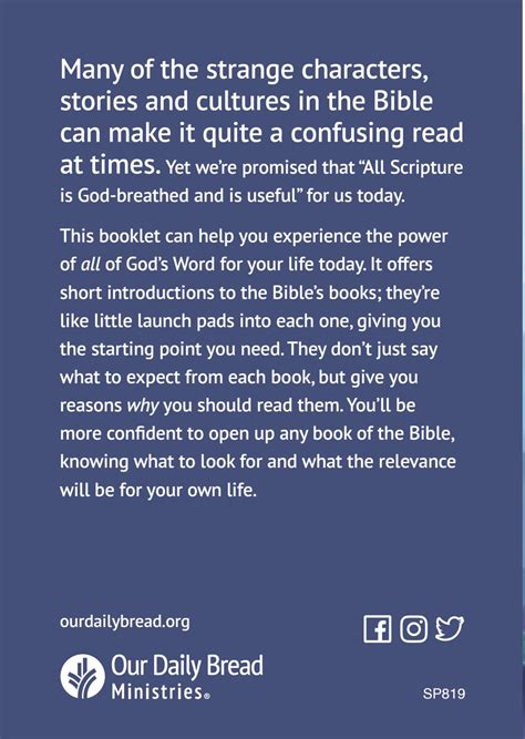 The Bible At A Glance By Our Daily Bread Ministries Europe Issuu