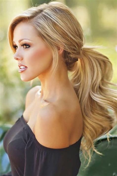 54 Modern Pony Tail Hairstyles Ideas For Wedding Hair Styles Clip In