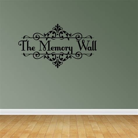 The Memory Wall Wall Decals The Memory Wall Vinyl Wall Decal