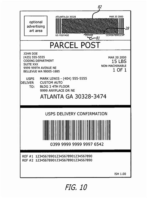 Let's take a real example and try to . Fake Ups Shipping Label Template