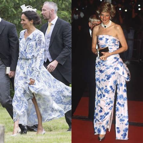 15 Times Meghan Markle Copied Princess Dianas Style Glamour Uk