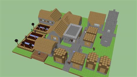 Minecraft Village 3d Warehouse