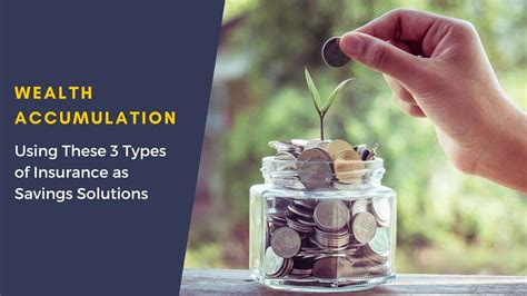 Wealth Accumulation - Using These 3 Types of Insurance as ...