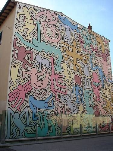 Global Favourites Keith Haring Mural In Pisa Italy Street Art