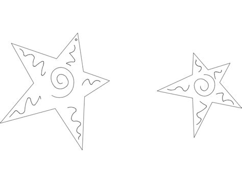 Stars Dxf File Free Download