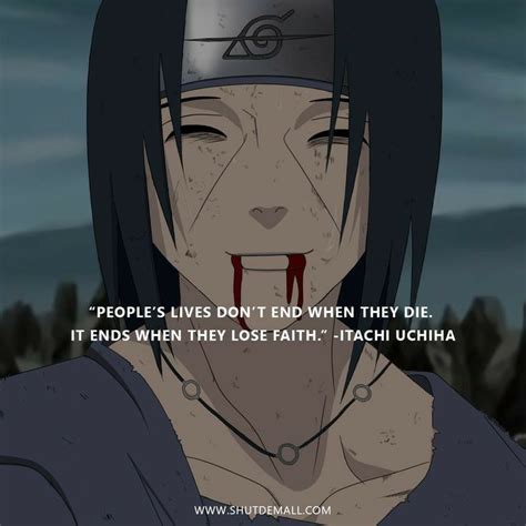 Anime Quotes We All Love Itachi Anime Quotes Inspirational Naruto