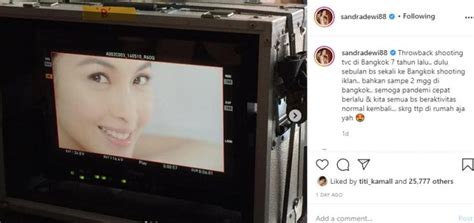 Sandra Dewi Jadi Model Iklan Tv Di Bangkok Dipuji Mirip Song Hye Kyo