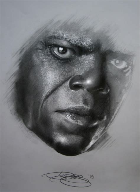 Charcoal Art Face Art Drawings