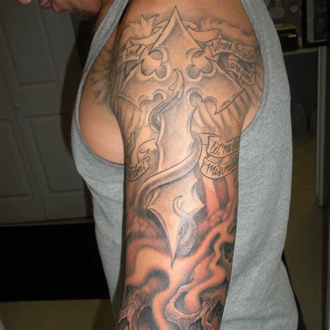 26 Colorful Half Sleeve Tattoo Ideas For Men