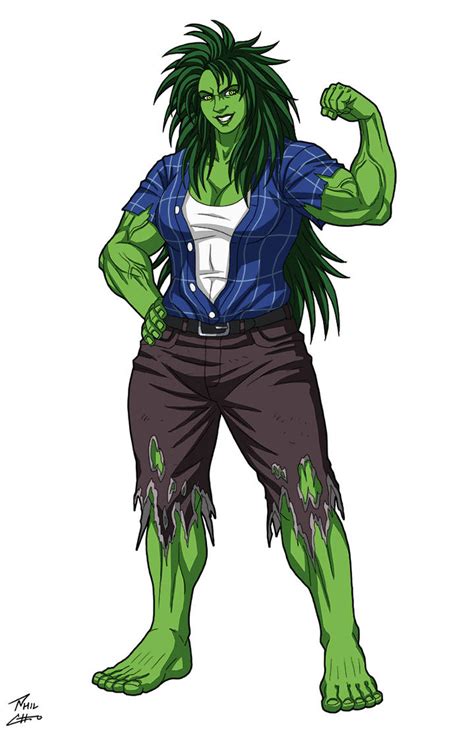 Hulk Girl Oc Commission By Phil Cho On Deviantart