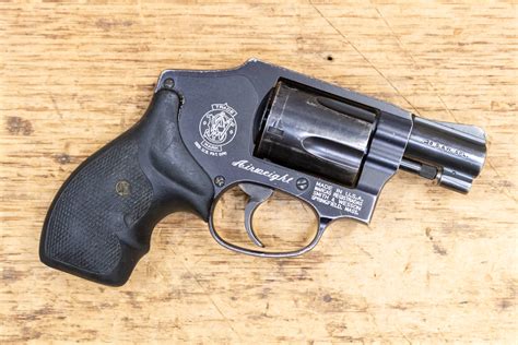 Smith And Wesson Model 442 Airweight 38 Spl Police Trade In Revolver