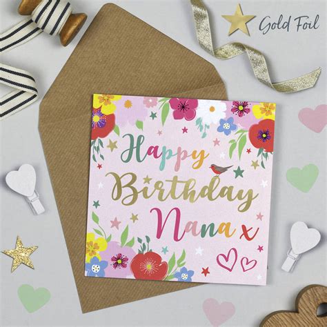 Superstar Nana Birthday Card By Michelle Fiedler Design