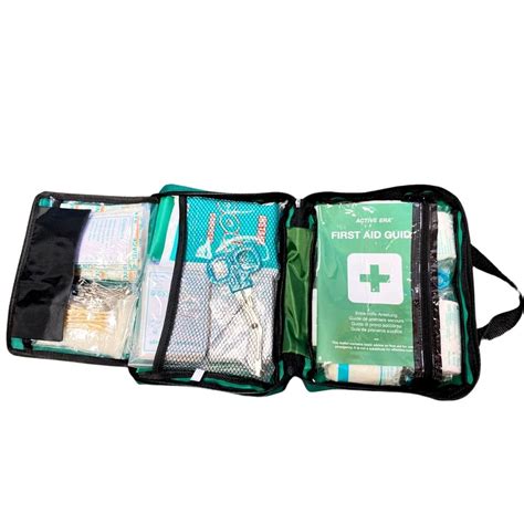 Small Green First Aid Bag Filled Medical Hire
