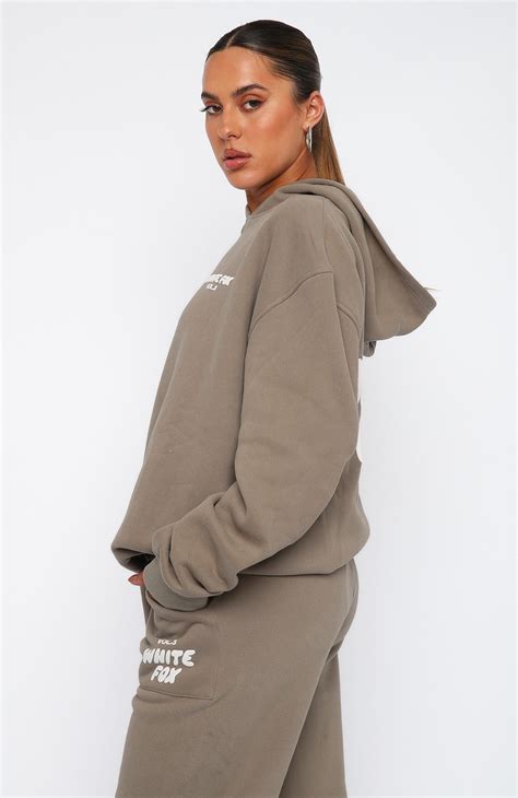 Offstage Hoodie Fawn White Fox Boutique