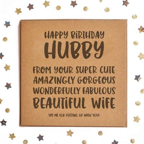 Happy Birthday Hubby Square Card By Lady K Designs Happy Birthday
